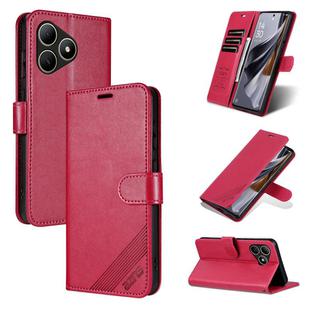 For Wiko Hi Enjoy 80S AZNS Sheepskin Texture Flip Leather Phone Case(Red)