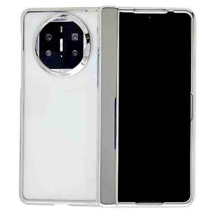 For Huawei Mate X5 Plating Spring Axis Skin Feel Phone Case(Silver)