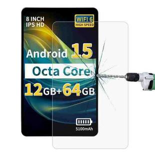 For Topsand CAM8 15 / Tablet 8 9H 0.3mm Explosion-proof Tempered Glass Film
