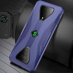 For Xiaomi Black Shark 3 Pro Butterfly Shadow Shockproof Rubber TPU Protective Case(Blue)