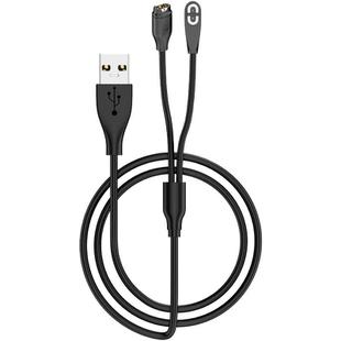 2 in 1 Earphone & Smart Watch Charging Adapter Cable for Shokz & Garmin, Interface:USB