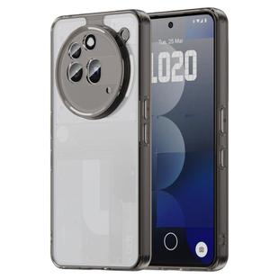 For Nothing Phone 3a Pro PC Hybrid TPU Airbag Shockproof Phone Case(Transparent Black)