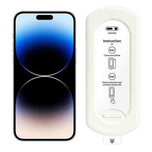 For iPhone 14 Pro Max Easy Install Box Dust-Free HD Tempered Glass Film