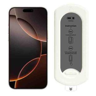 For iPhone 16 Pro Max Easy Install Box Dust-Free Privacy Tempered Glass Film