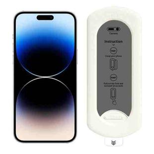 For iPhone 14 Pro Max Easy Install Box Dust-Free Privacy Tempered Glass Film