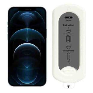 For iPhone 12 Pro Max Easy Install Box Dust-Free Privacy Tempered Glass Film
