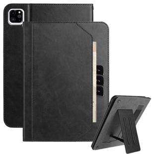 For iPad Air 11 2025 / 2024 Multifunctional Wristband Leather Smart Tablet Case(Black)