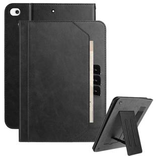 For iPad mini 5 / 4 / 3 / 2 / 1 Multifunctional Wristband Leather Smart Tablet Case(Black)