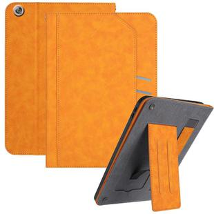 For Huawei MediaPad M3 8.4 Multifunctional Wristband Leather Tablet Case(Yellow)