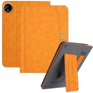 For Huawei MatePad Pro 11 2022 Multifunctional Wristband Leather Tablet Case(Yellow)