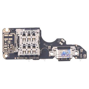For vivo V40 Pro 5G V2347 Charging Port Board With SIM Card Holder Socket, Not Supporting Fast Charging