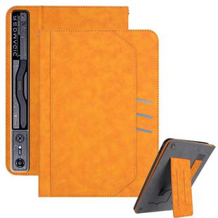 For ZTE nubia RedMagic Nova Multifunctional Wristband Leather Tablet Case(Yellow)
