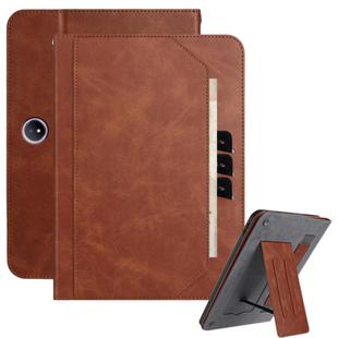 For OPPO Pad 3 2024 / Pad 2 Multifunctional Wristband Leather Tablet Case(Brown)