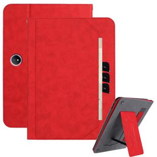For OPPO Pad 3 2024 / Pad 2 Multifunctional Wristband Leather Tablet Case(Red)