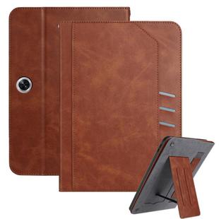 For OPPO Pad 3 Pro 12.1 2024 Multifunctional Wristband Leather Tablet Case(Brown)