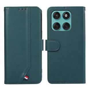 For Motorola Edge 60 Fusion ABEEL Delicate Texture Splicing RFID Leather Phone Case(Green)