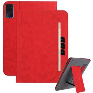 For Xiaomi Redmi Pad 10.61 Multifunctional Wristband Leather Tablet Case(Red)