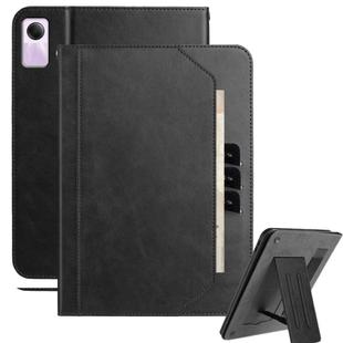 For Xiaomi Redmi Pad SE 11 Multifunctional Wristband Leather Tablet Case(Black)