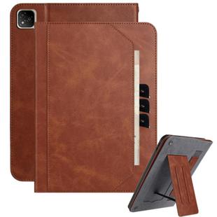 For Infinix XPad 11 2024 Multifunctional Wristband Leather Tablet Case(Brown)