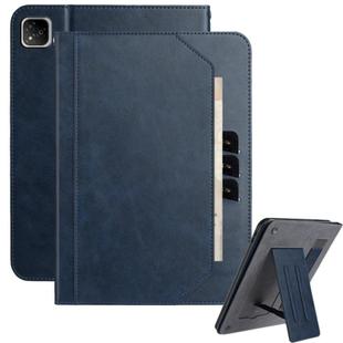 For Infinix XPad 11 2024 Multifunctional Wristband Leather Tablet Case(Dark Blue)