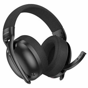 Borofone BO30 Magic Light Head-mounted Bluetooth 5.4 Wireless Headphones with Microphone(Black)
