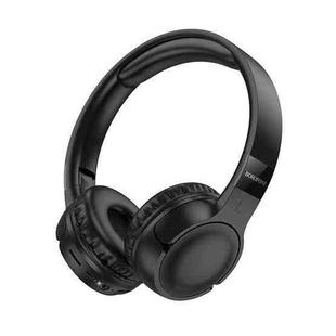 Borofone BO32 Show Head-mounted Bluetooth 5.4 Wireless Headphones(Black)