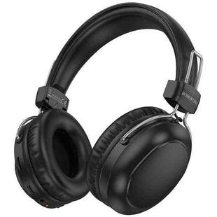 Borofone BO33 Melody Head-mounted Bluetooth 5.4 Wireless Headphones(Black)