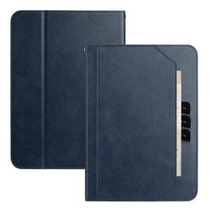 10 inch Multifunctional Wristband Leather Tablet Case(Dark Blue)