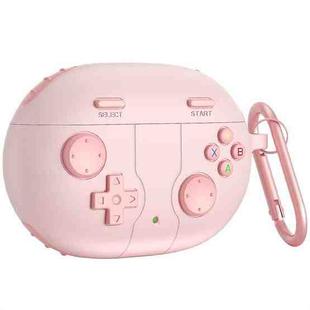 For Beats Studio Buds+ Retro Game Console Style Silicone Earbuds Case(Pink)