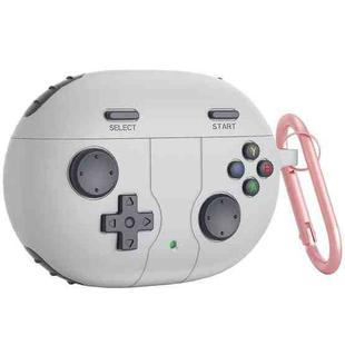 For Beats Studio Buds+ Retro Game Console Style Silicone Earbuds Case(Grey)