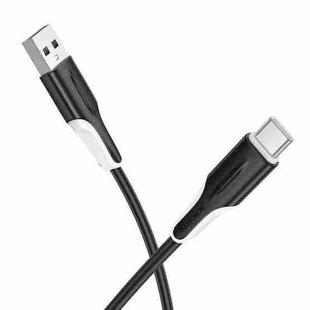 Borofone BX119 New USB to USB-C / Type-C Charge Data Cable, Length:1m(Black)