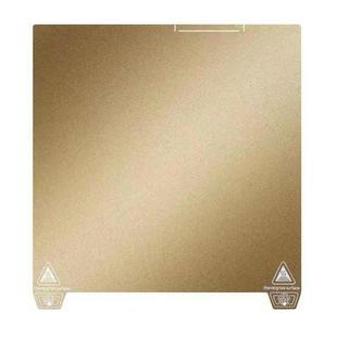 3D Printer Build Plate Spring Steel Sheet For Creality K2 Plus, Style:Gold / Single-sided PEI Coating
