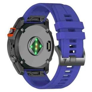 For Garmin 22mm Official Quick Release Silicone Watch Band(Royal Blue)