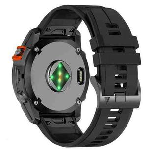 For Garmin 22mm Official Quick Release Silicone Watch Band(Black)