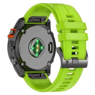 For Garmin 22mm Official Quick Release Silicone Watch Band(Green)