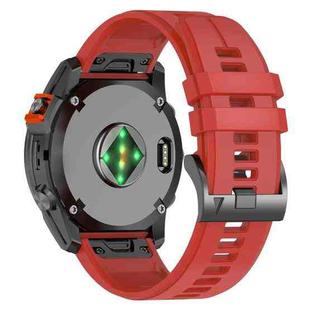 For Garmin 26mm Official Quick Release Silicone Watch Band(Red)