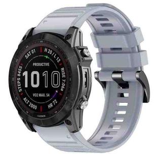 For Garmin 22mm Official Quick Release Silicone Watch Band(Grey)