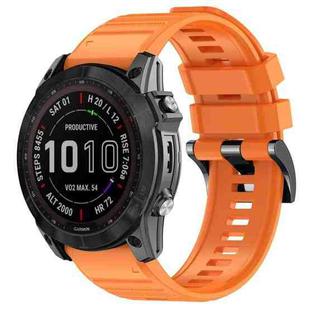 For Garmin 26mm Official Quick Release Silicone Watch Band(Orange)