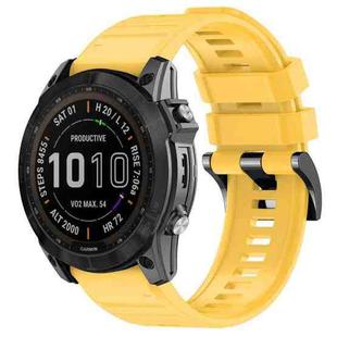 For Garmin 26mm Official Quick Release Silicone Watch Band(Yellow)