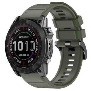 For Garmin 26mm Official Quick Release Silicone Watch Band(Army Green)