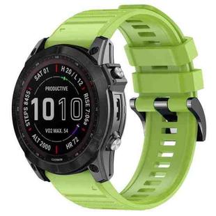 For Garmin 26mm Official Quick Release Silicone Watch Band(Lime)