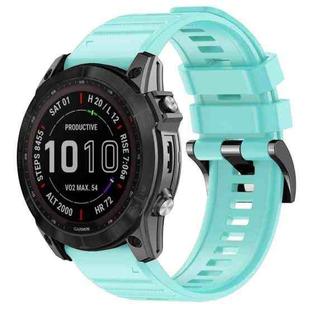 For Garmin 26mm Official Quick Release Silicone Watch Band(Teal)