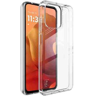 For Motorola Moto G15 4G imak UX-10 Series Transparent Shockproof TPU Phone Case(Transparent)