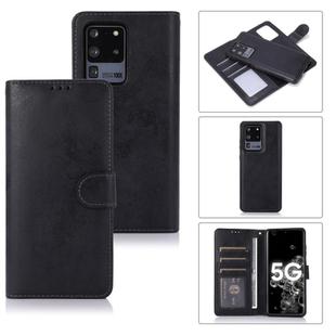 For Samsung Galaxy S20+ Retro 2 in 1 Detachable Magnetic Horizontal Flip TPU + PU Leather Case with Holder & Card Slots & Photo Frame & Wallet(Black)