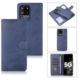 For Samsung Galaxy S20+ Retro 2 in 1 Detachable Magnetic Horizontal Flip TPU + PU Leather Case with Holder & Card Slots & Photo Frame & Wallet(Dark Blue)