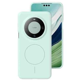 For Huawei Mate 60 Pro / 60 Pro+ Liquid Silicone Thin Circle MagSafe Phone Case(Mint Green)