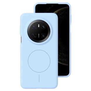 For Huawei Mate 70 Liquid Silicone Thin Circle MagSafe Phone Case(Sky Blue)