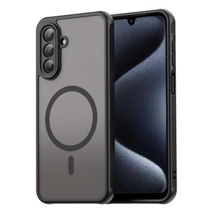 For Samsung Galaxy A17 5G Fan Dun Series TPU Hybrid PC Frosted Magsafe Phone Case(Black)
