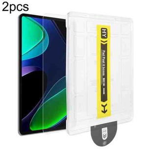 For Xiaomi Pad 6 / 6 Pro 2pcs Dust-Free Easy Install HD Tempered Glass Film