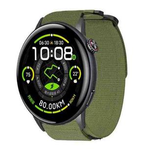 For vivo Watch 5 xDfind Quick Release Nylon Hook And Loop Fastener Buckle Watch Band(Green)
